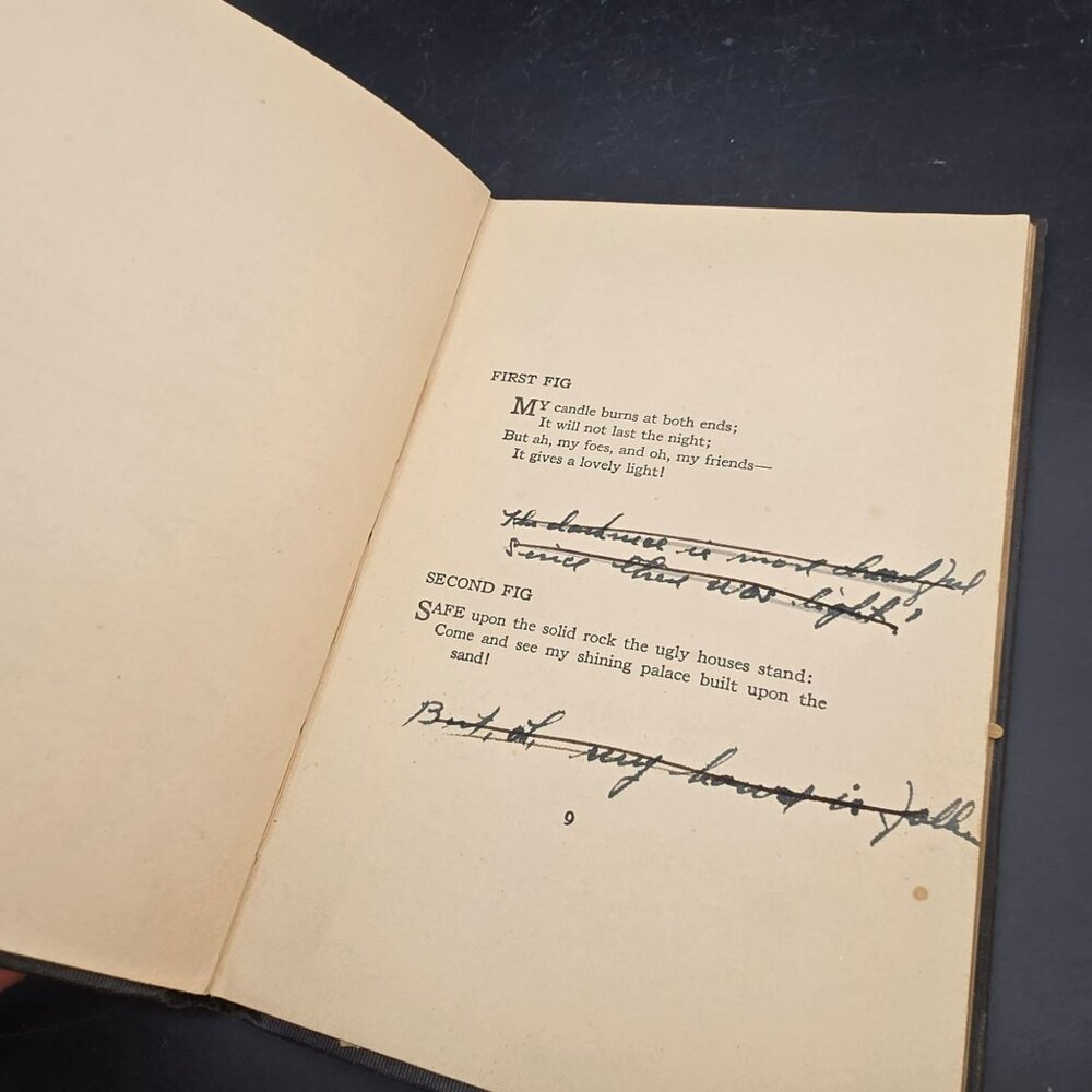 A Few Figs From Thistles Edna St. Vincent Millay 1922 Vintage Poetry Book CM2237 - Picture 6 of 10
